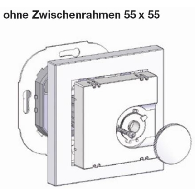 alre Raumthermostat Unterputz 55x55 Alternative zu Berker ...