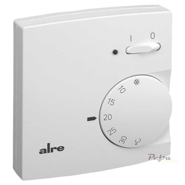 Raumthermostat/Raumtemperaturregler für Fußbodenheizung Aufputz Schalter EIN/AUS eBay